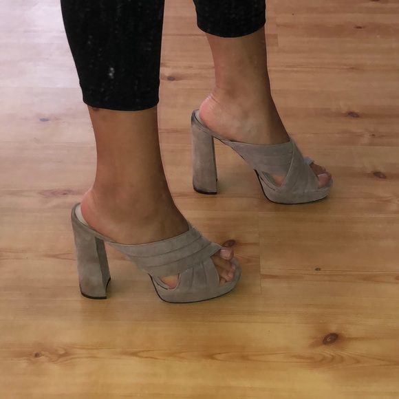 Jeffrey Campbell grey-beige platforms - Picture 4 of 8